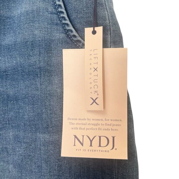 Not Your Daughter Jean Shorts Women’s Size 4 High Rise A-line Horizon Denim NWT - Picture 3 of 8